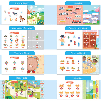 Montessori Busy Book for Toddlers – Preschool Learning Activities