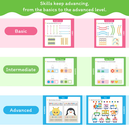 Toddler Tracing & Handwriting Practice Workbook – Ages 3-5